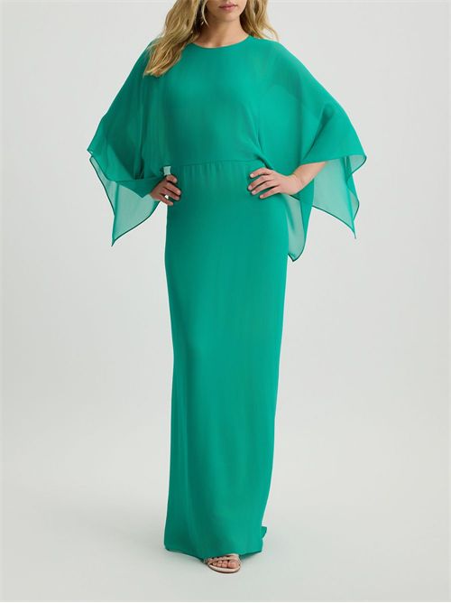 dress woman green LIU JO | CA5355TS869/X0683